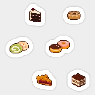 Cute dessert pixel art Sticker